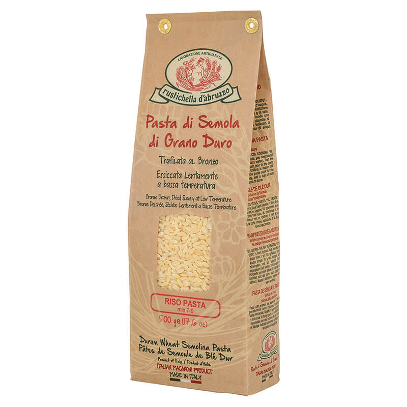 Riso Pasta Hartweizennudeln von Rustichella, 500 g weitere Ansicht Riso Pasta Hartweizennudeln von Rustichella, 500 g