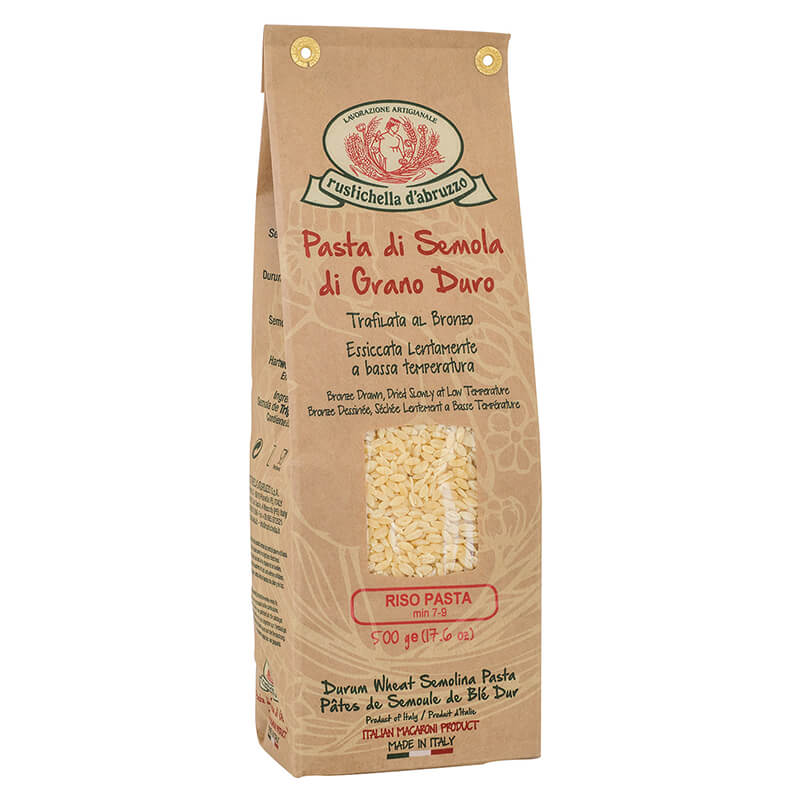 Riso Pasta Hartweizennudeln von Rustichella, 500 g weitere Ansicht Riso Pasta Hartweizennudeln von Rustichella, 500 g
