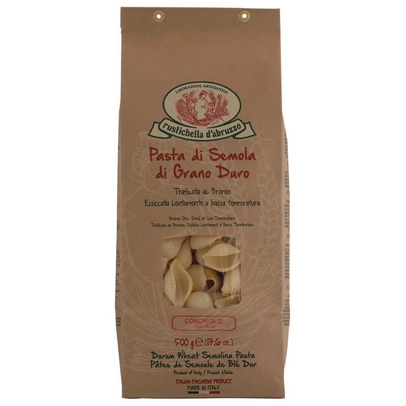 Conchiglie Hartweizennudeln von Rustichella, 500 g weitere Ansicht Conchiglie Hartweizennudeln von Rustichella, 500 g