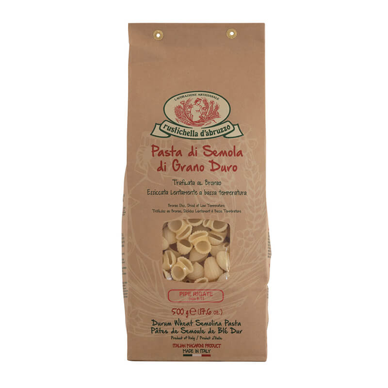 Pipe Rigate Hartweizennudeln von Rustichella, 500 g weitere Ansicht Pipe Rigate Hartweizennudeln von Rustichella, 500 g