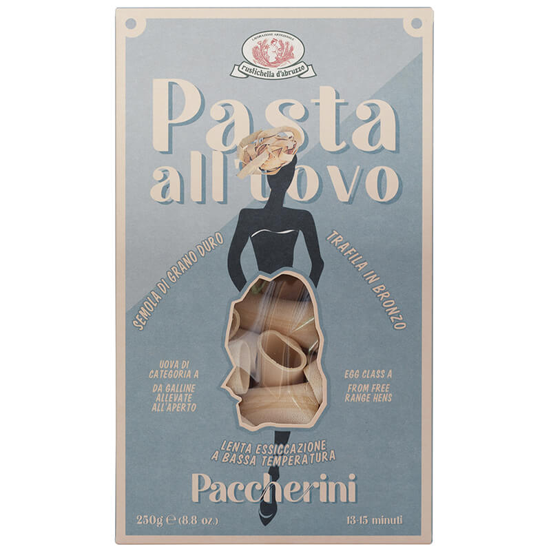 Paccherini all'uovo Matassine - Eiernudeln von Rustichella, 250 g weitere Ansicht Paccherini all'uovo Matassine - Eiernudeln von Rustichella, 250 g