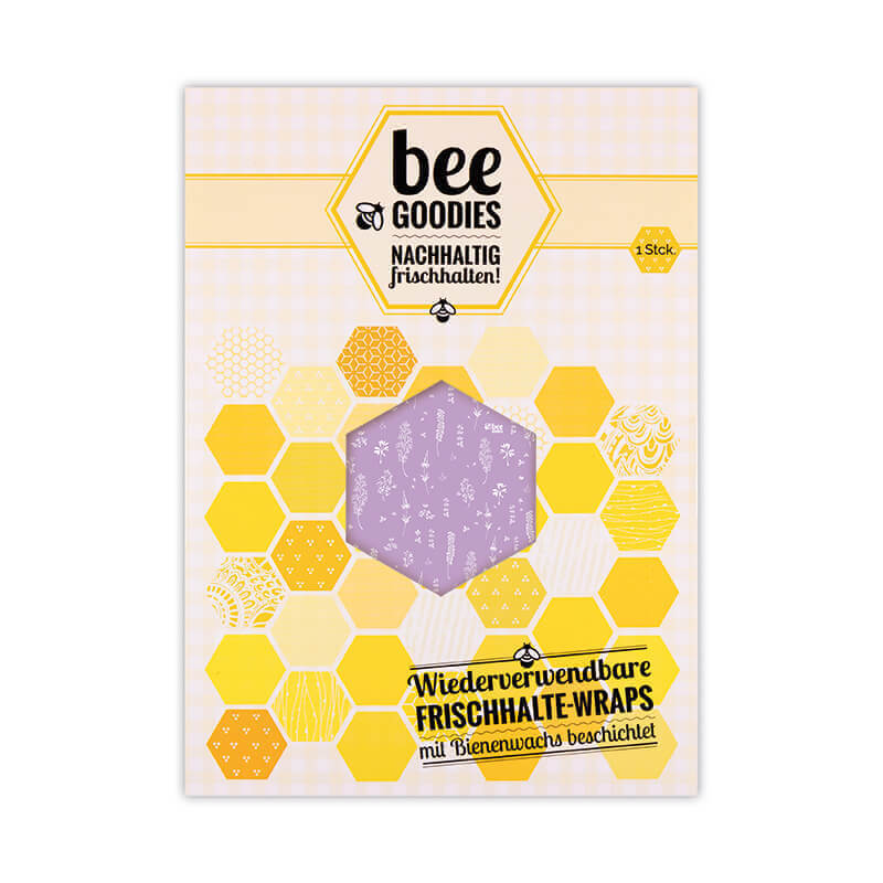 beeGoodies Frischhalte-Wraps, Bienenwachstücher XXL weitere Ansicht beeGoodies Frischhalte-Wraps, Bienenwachstücher XXL