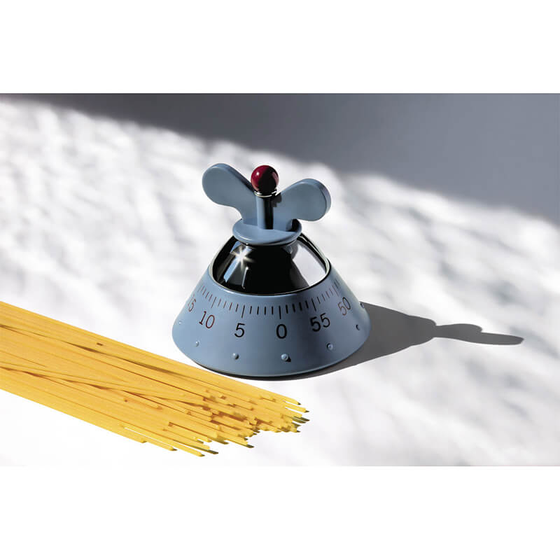 Alessi Kitchen Timer Zeitschalter, hellblau weitere Ansicht Alessi Kitchen Timer Zeitschalter, hellblau
