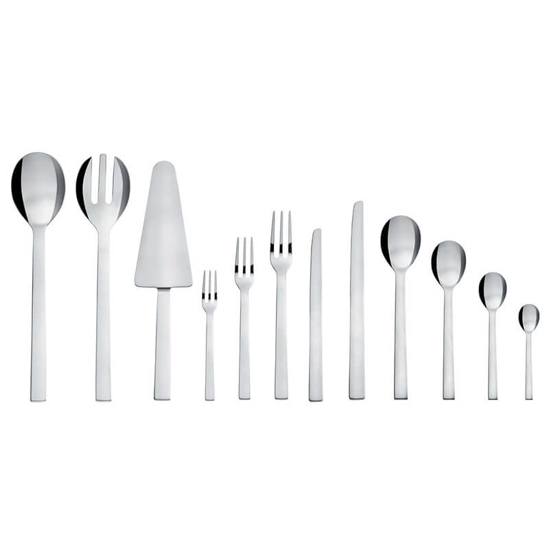 Alessi Santiago Salatbesteck aus Edelstahl weitere Ansicht Alessi Santiago Salatbesteck aus Edelstahl