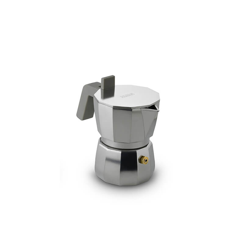 Alessi Moka Espressokocher für 1 Tasse aus Aluminium weitere Ansicht Alessi Moka Espressokocher für 1 Tasse aus Aluminium