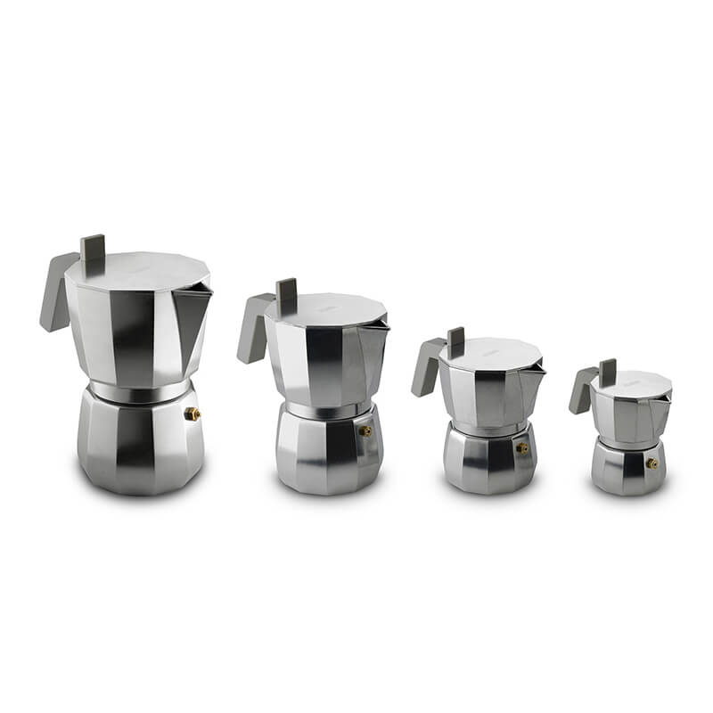Alessi Moka Espressokocher für 3 Tassen aus Aluminium