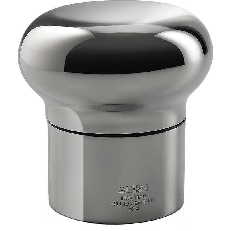 Alessi Weinflaschenverschluss Noè aus Edelstahl weitere Ansicht Alessi Weinflaschenverschluss Noè aus Edelstahl