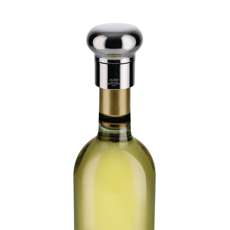 Alessi Weinflaschenverschluss Noè aus Edelstahl