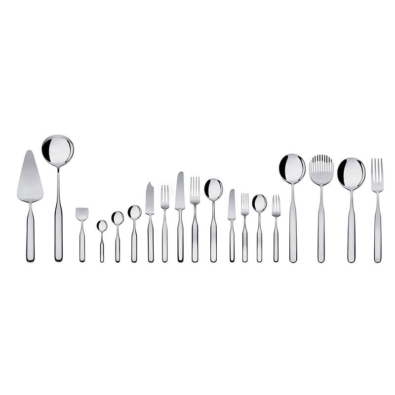 Alessi Collo-alto Salatbesteck aus Edelstahl weitere Ansicht Alessi Collo-alto Salatbesteck aus Edelstahl