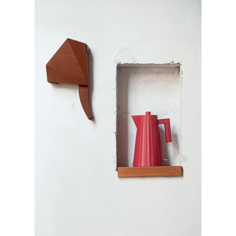 Alessi Plissé elektrischer Wasserkocher rot, 1,7 L weitere Ansicht Alessi Plissé elektrischer Wasserkocher rot, 1,7 L
