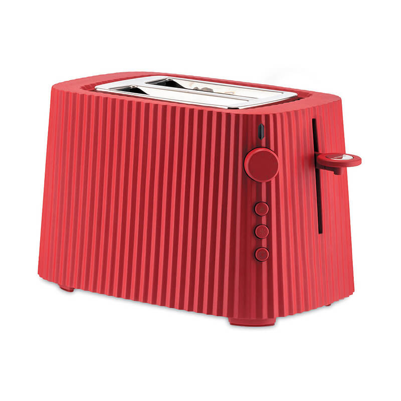 Alessi Plissé Toaster, rot weitere Ansicht Alessi Plissé Toaster, rot