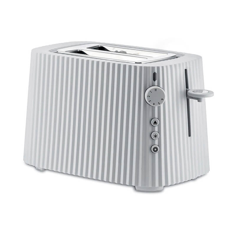 Alessi Plissé Toaster, weiß weitere Ansicht Alessi Plissé Toaster, weiß