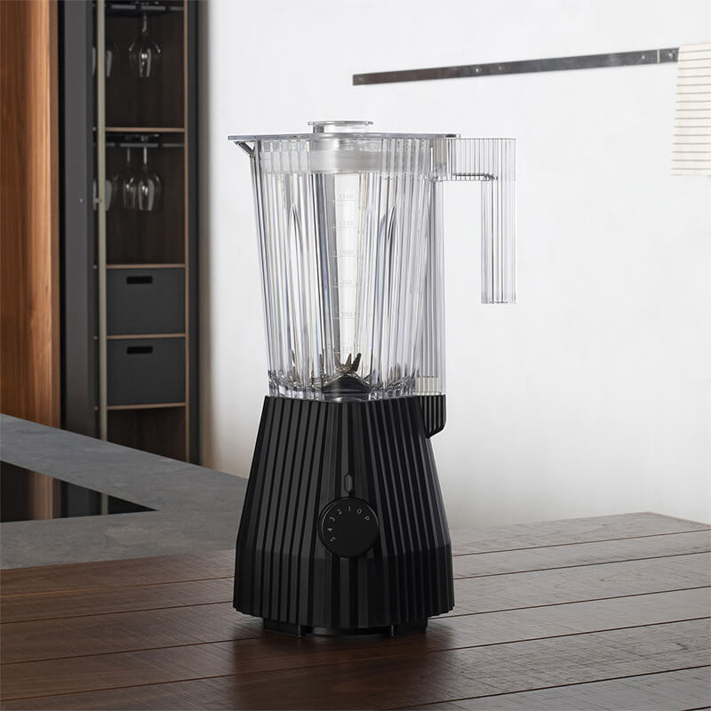 Alessi Plissé elektrischer Mixer H x L x B 42,5 x 23,5 x 18,5 cm, schwarz weitere Ansicht Alessi Plissé elektrischer Mixer H x L x B 42,5 x 23,5 x 18,5 cm, schwarz