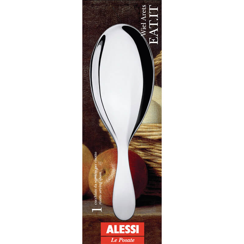 Alessi eat.it Risottoservierlöffel aus Edelstahl weitere Ansicht Alessi eat.it Risottoservierlöffel aus Edelstahl