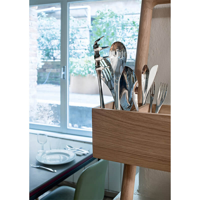 Alessi eat.it Risottoservierlöffel aus Edelstahl weitere Ansicht Alessi eat.it Risottoservierlöffel aus Edelstahl