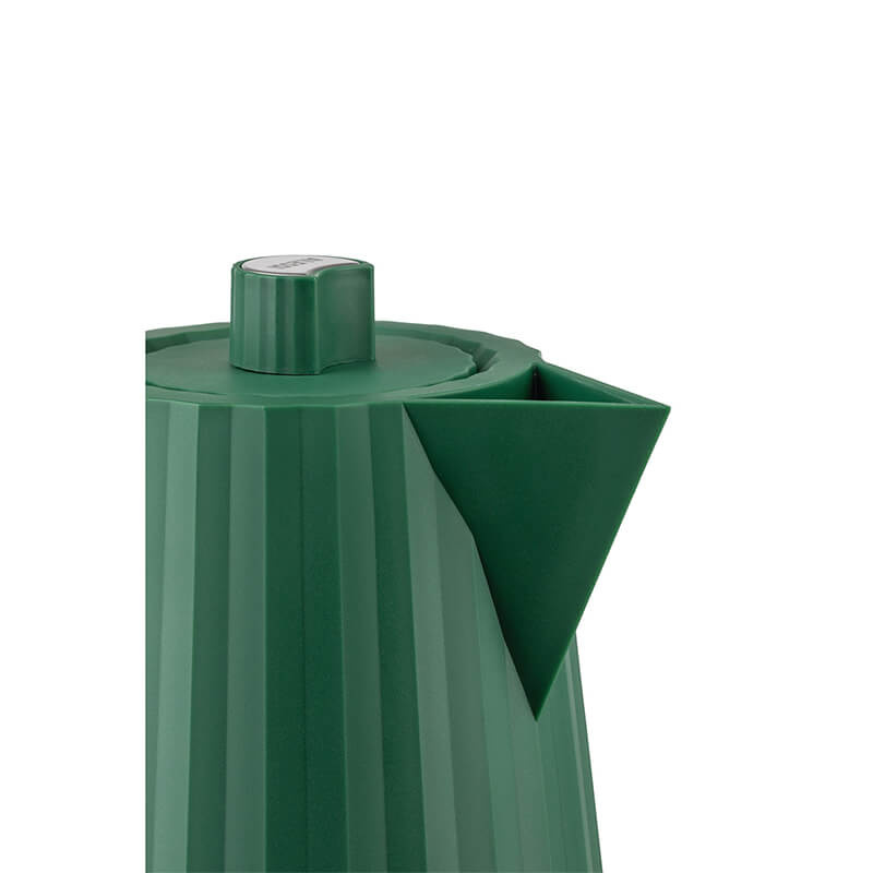 Alessi Plissé elektrischer Wasserkocher grün, 1,7 L