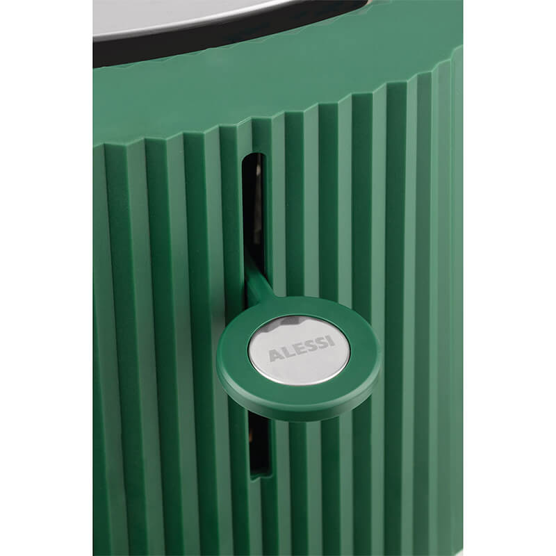 Alessi Plissé Toaster grün weitere Ansicht Alessi Plissé Toaster grün