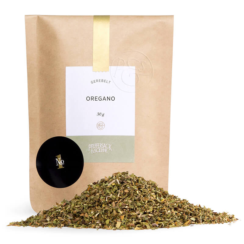 Oregano gerebelt als Nachfüllpack von Pfeffersack & Söhne, 30 g weitere Ansicht Oregano gerebelt als Nachfüllpack von Pfeffersack & Söhne, 30 g