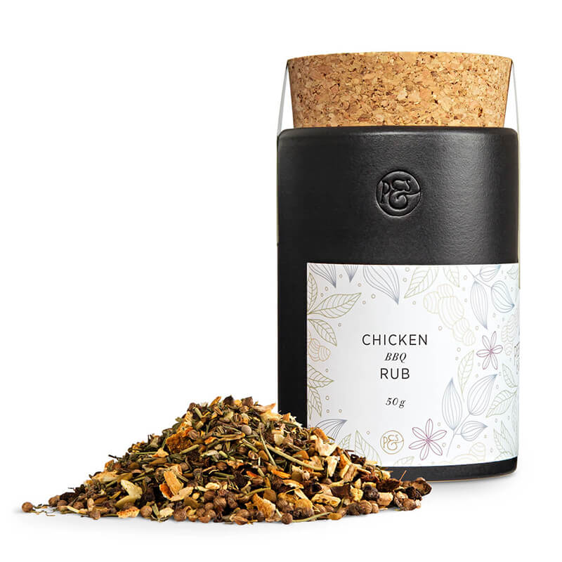 Chicken BBQ Rub in Keramikdose von Pfeffersack & Söhne, 50 g