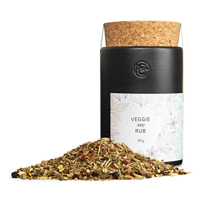 Veggie BBQ Rub in Keramikdose von Pfeffersack & Söhne, 50 g weitere Ansicht Veggie BBQ Rub in Keramikdose von Pfeffersack & Söhne, 50 g