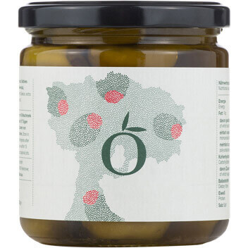 Filion Halkidiki Oliven grün gefüllt mit sonnengetrockneten Tomaten, 380 g weitere Ansicht Filion Halkidiki Oliven grün gefüllt mit sonnengetrockneten Tomaten, 380 g