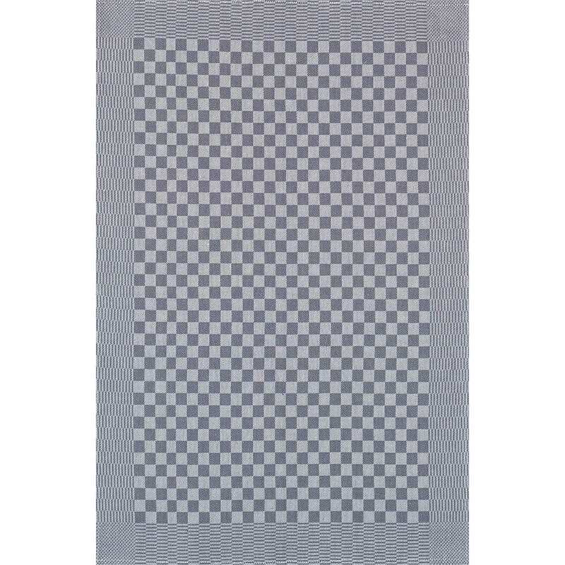 Kracht Grubentuch anthrazit weiß kariert 50/70 cm, Vollzwirn weitere Ansicht Kracht Grubentuch anthrazit weiß kariert 50/70 cm, Vollzwirn