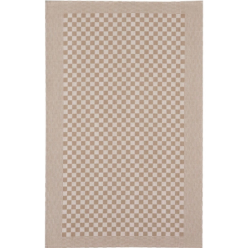 Kracht Grubentuch beige weiß kariert 50/70 cm, Vollzwirn weitere Ansicht Kracht Grubentuch beige weiß kariert 50/70 cm, Vollzwirn