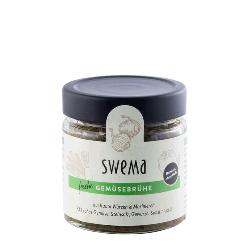 SweMa frische Gemüsebrühe Bio 210 g Glas - für 8 Liter