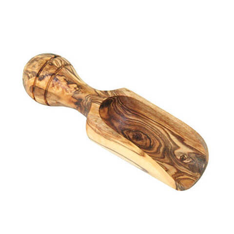 Salzlöffelchen aus Olivenholz ca. 8 - 9 cm weitere Ansicht Salzlöffelchen aus Olivenholz ca. 8 - 9 cm