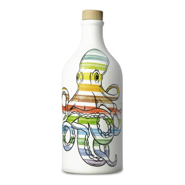 Muraglia Olivenöl nativ extra Peranzana im Krug mit Pulpo, 500 ml weitere Ansicht Muraglia Olivenöl nativ extra Peranzana im Krug mit Pulpo, 500 ml