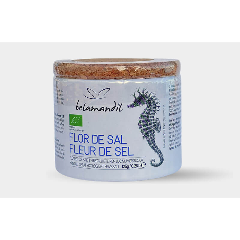 Fleur de Sel Bio aus den Salinen von Belamandil, 125 g weitere Ansicht Fleur de Sel Bio aus den Salinen von Belamandil, 125 g