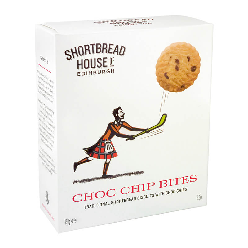 Traditionelle schottische Shortbread Kekse mit Schokochips, 150 g weitere Ansicht Traditionelle schottische Shortbread Kekse mit Schokochips, 150 g