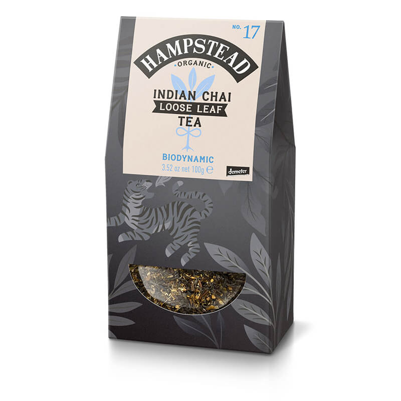 Hampstead Indian Chai, loser Tee Bio, 100 g weitere Ansicht Hampstead Indian Chai, loser Tee Bio, 100 g