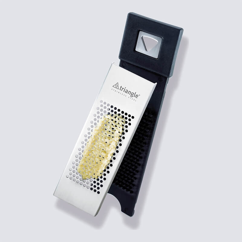 Triangle Aromareibe aus Edelstahl, 24,7 cm weitere Ansicht Triangle Aromareibe aus Edelstahl, 24,7 cm