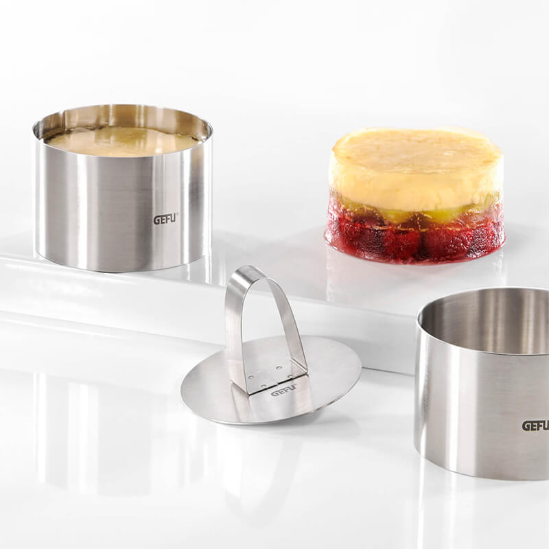 GEFU Dessert- & Vorspeisenringe Forma, 2 Stk. weitere Ansicht GEFU Dessert- & Vorspeisenringe Forma, 2 Stk.