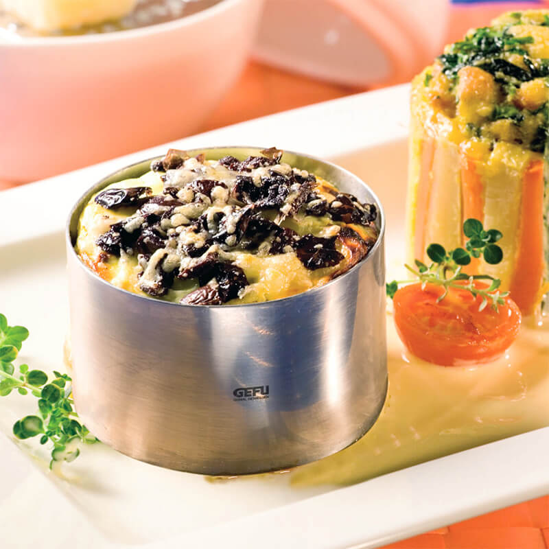 GEFU Dessert- & Vorspeisenringe Forma, 2 Stk. weitere Ansicht GEFU Dessert- & Vorspeisenringe Forma, 2 Stk.