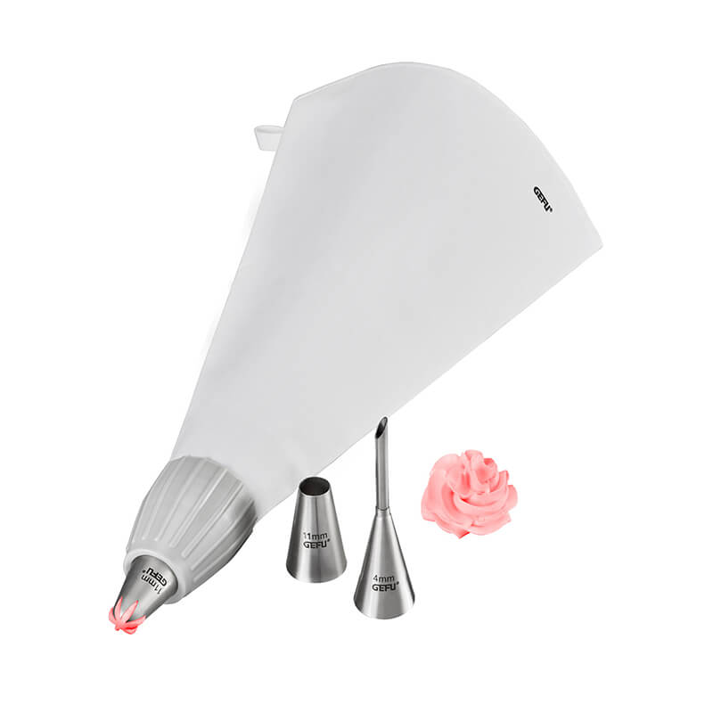GEFU Spritzbeutel-Set Decore zum Backen und Verzieren 5-teilig weitere Ansicht GEFU Spritzbeutel-Set Decore zum Backen und Verzieren 5-teilig