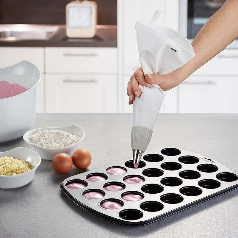 GEFU Spritzbeutel-Set Decore zum Backen und Verzieren 5-teilig weitere Ansicht GEFU Spritzbeutel-Set Decore zum Backen und Verzieren 5-teilig