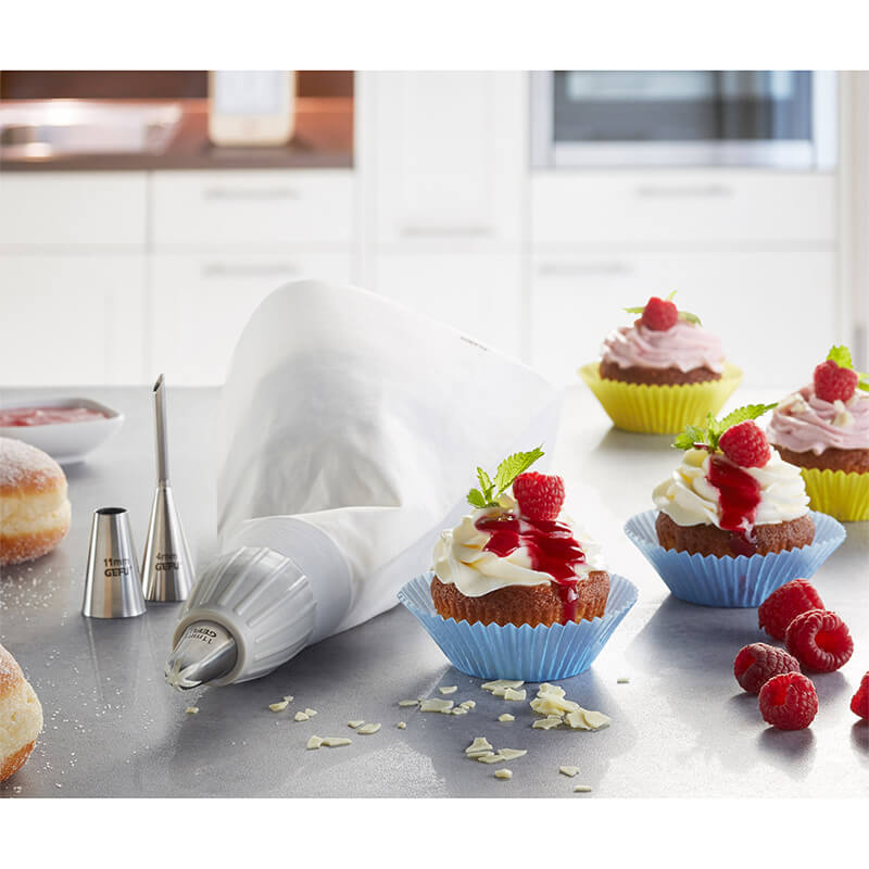 GEFU Spritzbeutel-Set Decore zum Backen und Verzieren 5-teilig weitere Ansicht GEFU Spritzbeutel-Set Decore zum Backen und Verzieren 5-teilig