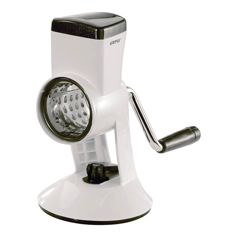 GEFU Reibemaschine Fracina mit vier Trommeln weitere Ansicht GEFU Reibemaschine Fracina mit vier Trommeln