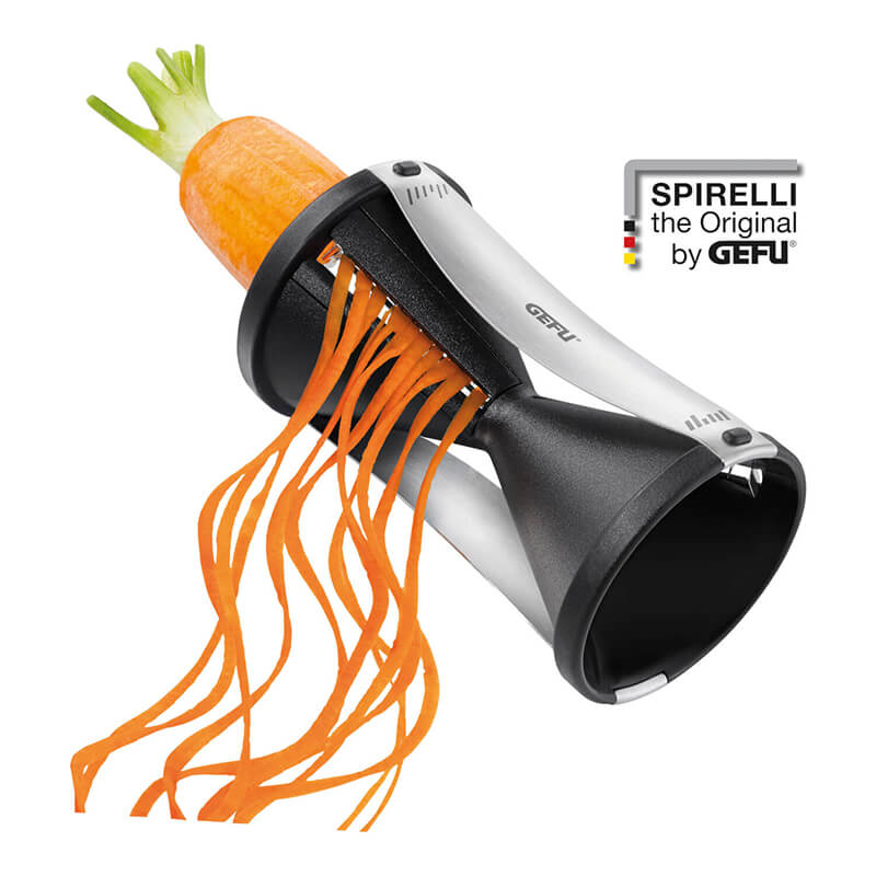 GEFU Spiralschneider Spirelli® & Küchenpinzette Soco 30 cm