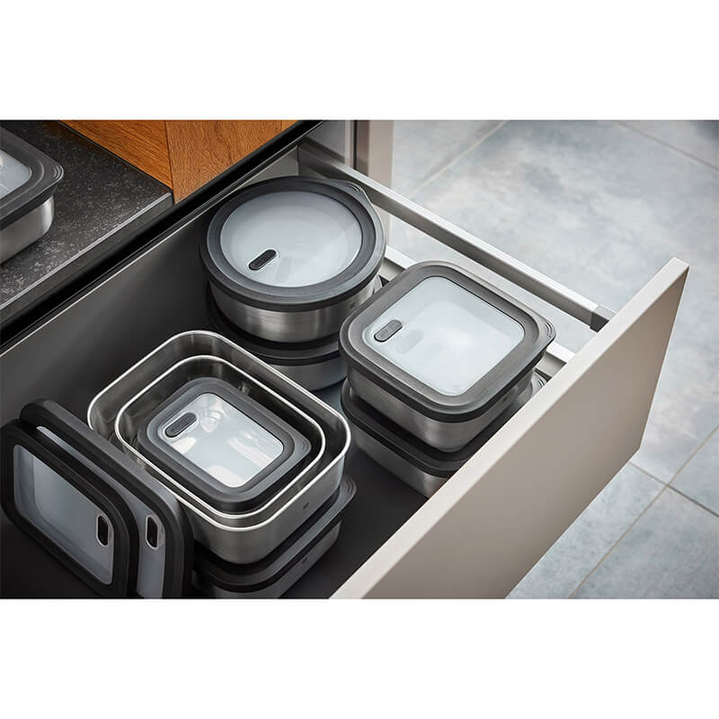 GEFU Frischhaltedose Provido rund mit Frischekontroll per App, 2000 ml weitere Ansicht GEFU Frischhaltedose Provido rund mit Frischekontroll per App, 2000 ml