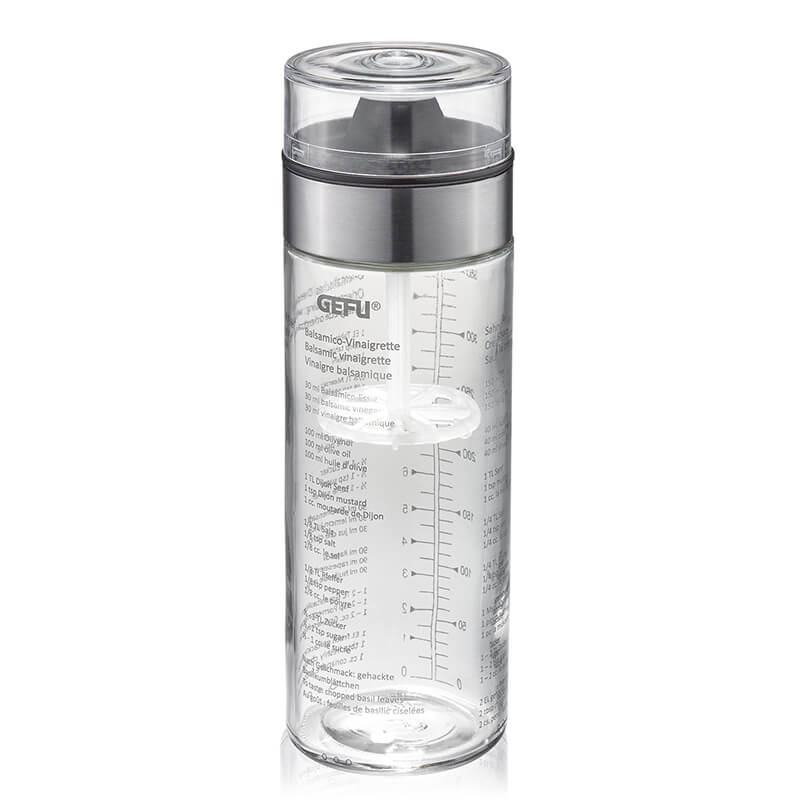 GEFU Dressing-Shaker Mix 350 ml aus Kunststoff, Glas & Edelstahl