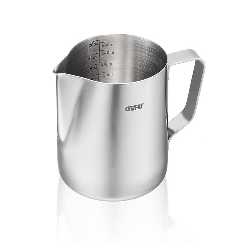 GEFU Milchkännchen Barista mit Skala aus Edelstahl, 600 ml weitere Ansicht GEFU Milchkännchen Barista mit Skala aus Edelstahl, 600 ml