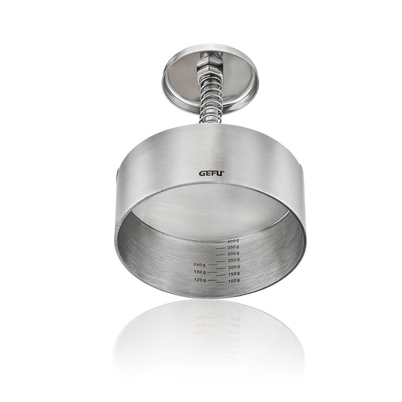 GEFU Profi-Hamburgerpresse Pätti aus Edelstahl Ø 11,5 cm weitere Ansicht GEFU Profi-Hamburgerpresse Pätti aus Edelstahl Ø 11,5 cm