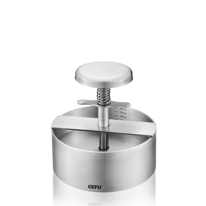 GEFU Profi-Hamburgerpresse Pätti aus Edelstahl Ø 11,5 cm weitere Ansicht GEFU Profi-Hamburgerpresse Pätti aus Edelstahl Ø 11,5 cm