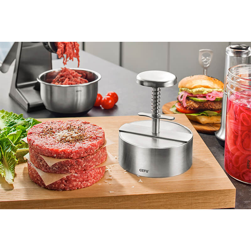 GEFU Profi-Hamburgerpresse Pätti aus Edelstahl Ø 11,5 cm weitere Ansicht GEFU Profi-Hamburgerpresse Pätti aus Edelstahl Ø 11,5 cm