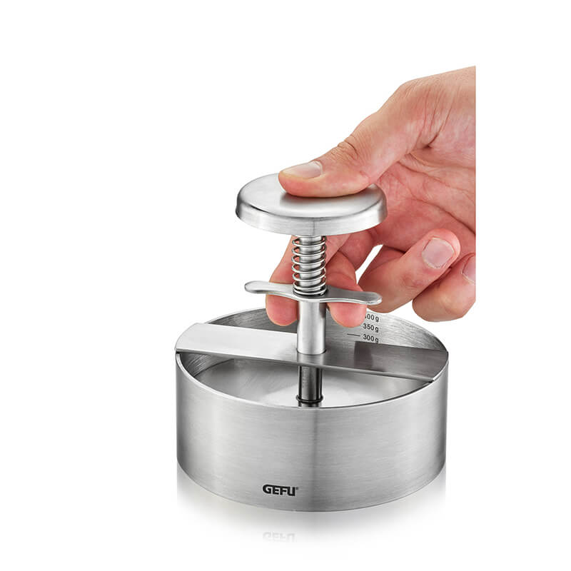 GEFU Profi-Hamburgerpresse Pätti aus Edelstahl Ø 11,5 cm weitere Ansicht GEFU Profi-Hamburgerpresse Pätti aus Edelstahl Ø 11,5 cm