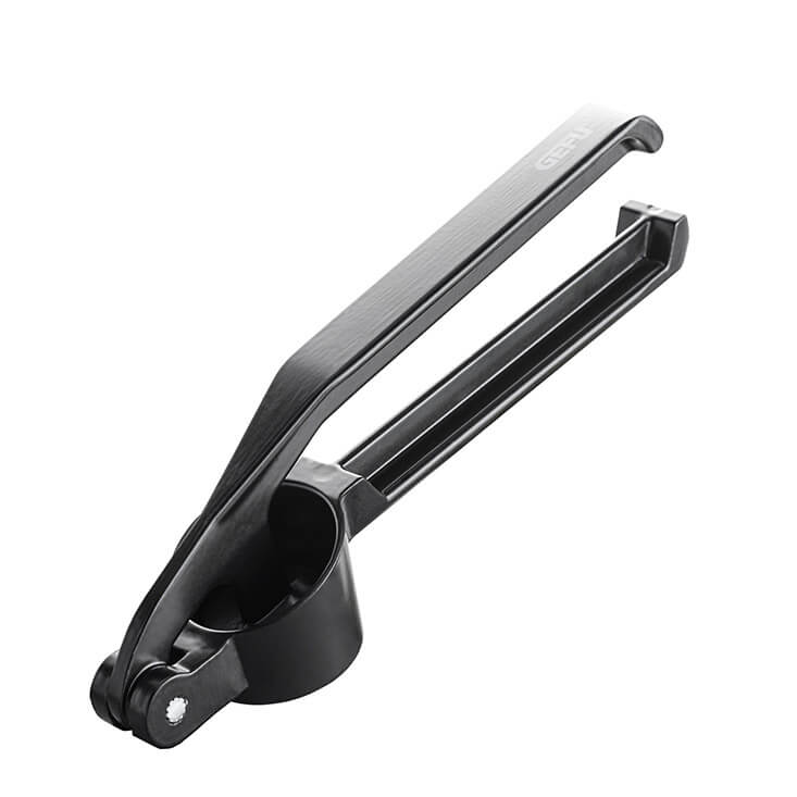 GEFU Knoblauchpresse Presso aus Aluminium, schwarz beschichtet weitere Ansicht GEFU Knoblauchpresse Presso aus Aluminium, schwarz beschichtet