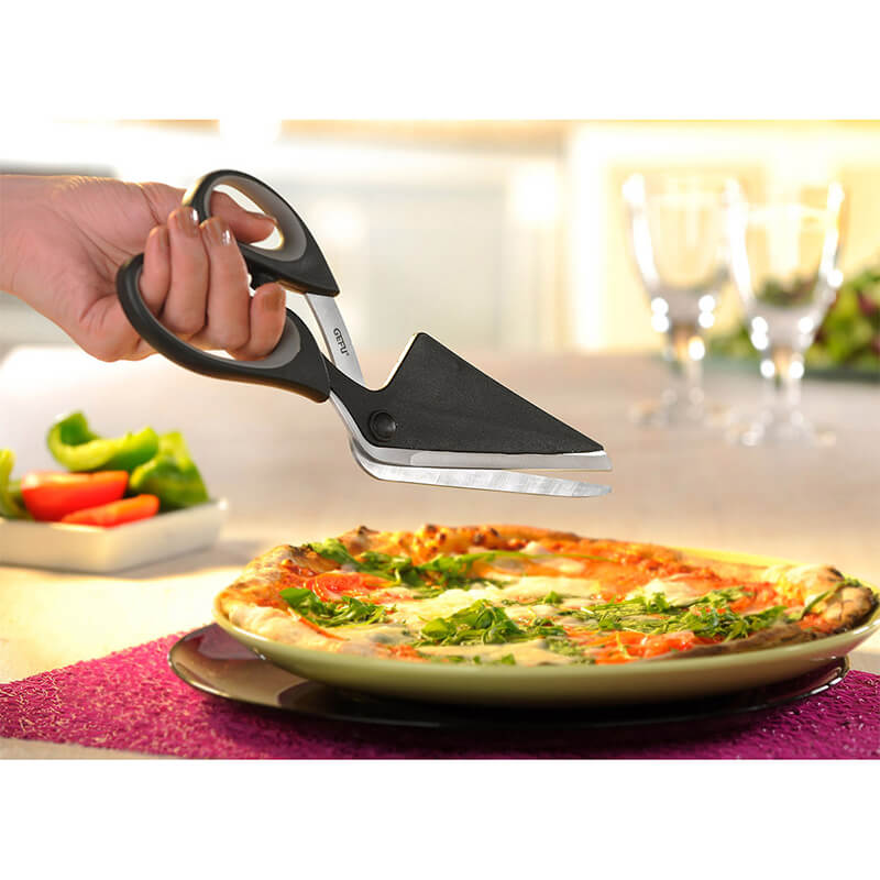 GEFU Pizzaschere Pezzo aus Edelstahl & Kunststoff, schwarz / rot weitere Ansicht GEFU Pizzaschere Pezzo aus Edelstahl & Kunststoff, schwarz / rot